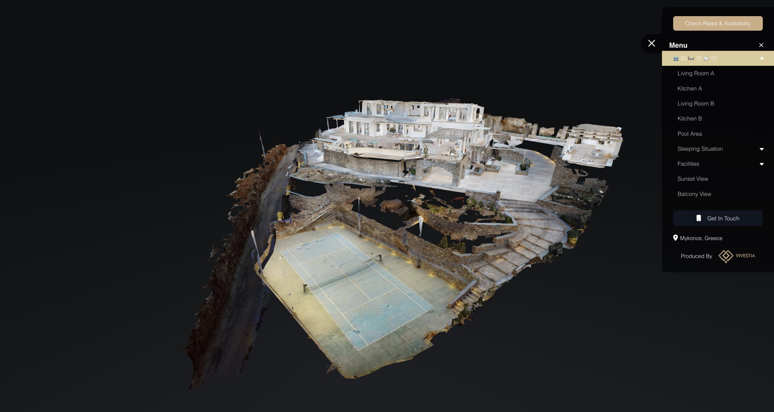 360 virtual tours greece by vivestia-vivestia | risk-free villas, hotels and cruises in vr