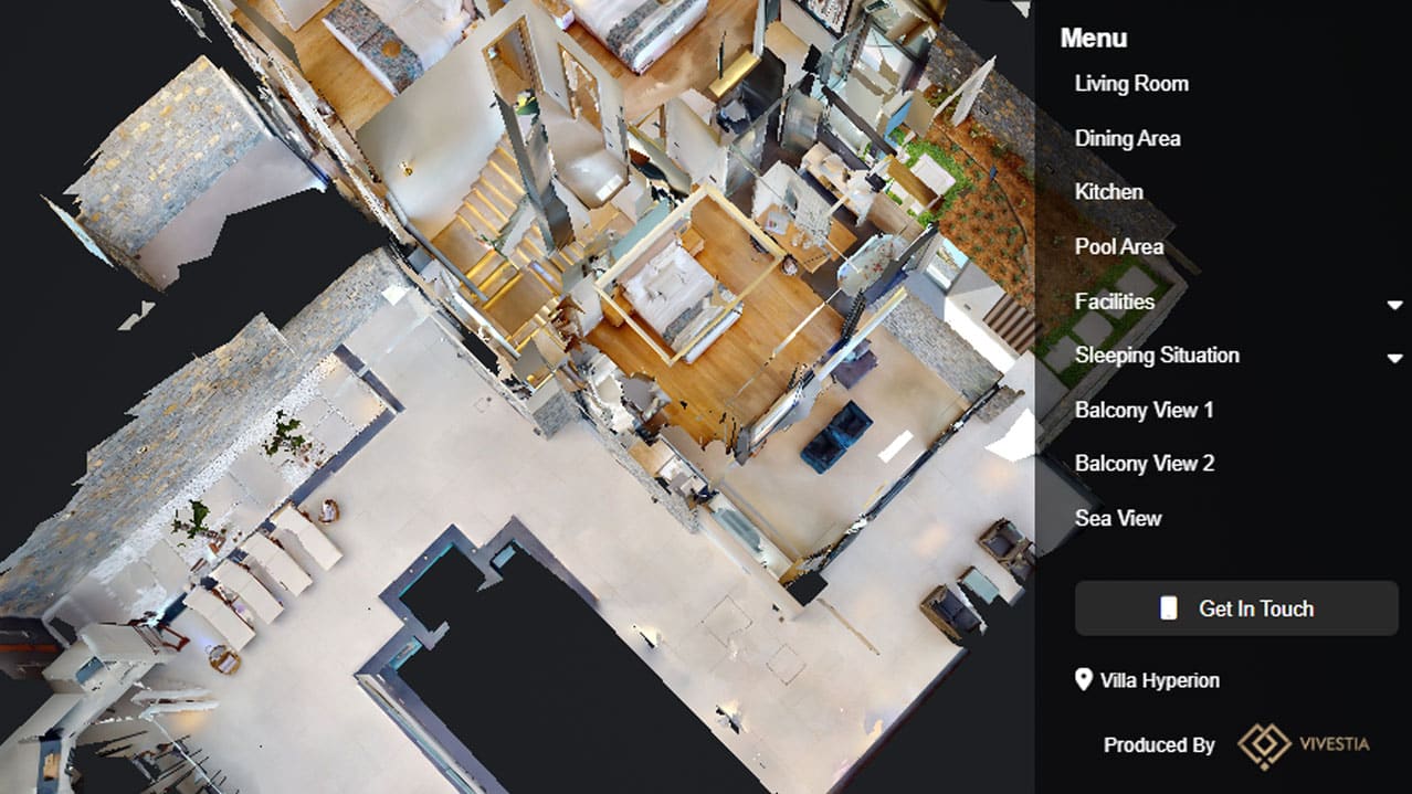 3D tour providers for villas-Vivestia | Risk-Free Villas, Hotels and Cruises in VR