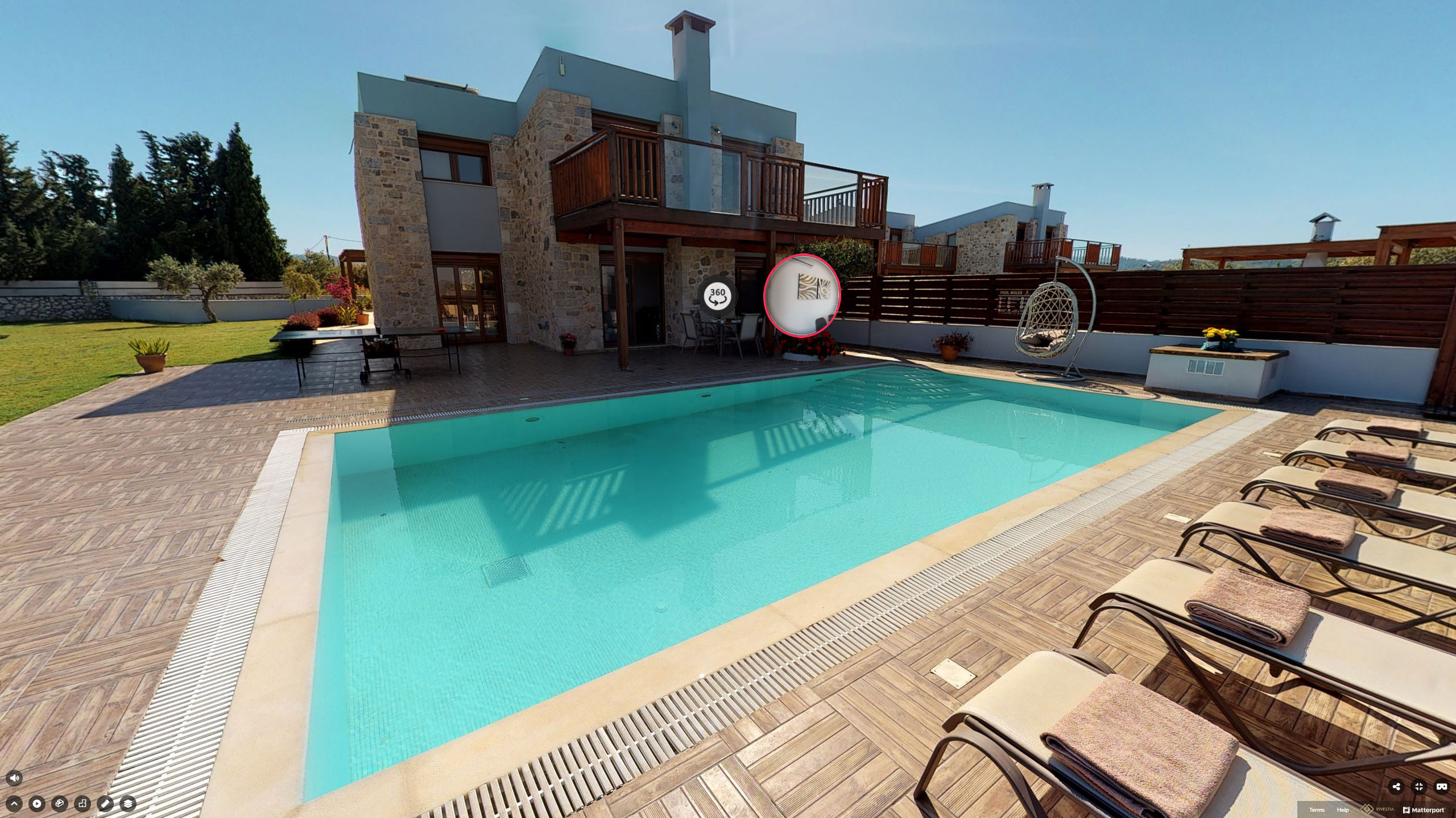 Τρισδιάστατη εικονική περιήγηση για ξενοδοχεία-Vivestia | Risk-Free Villas, Hotels and Cruises in VR